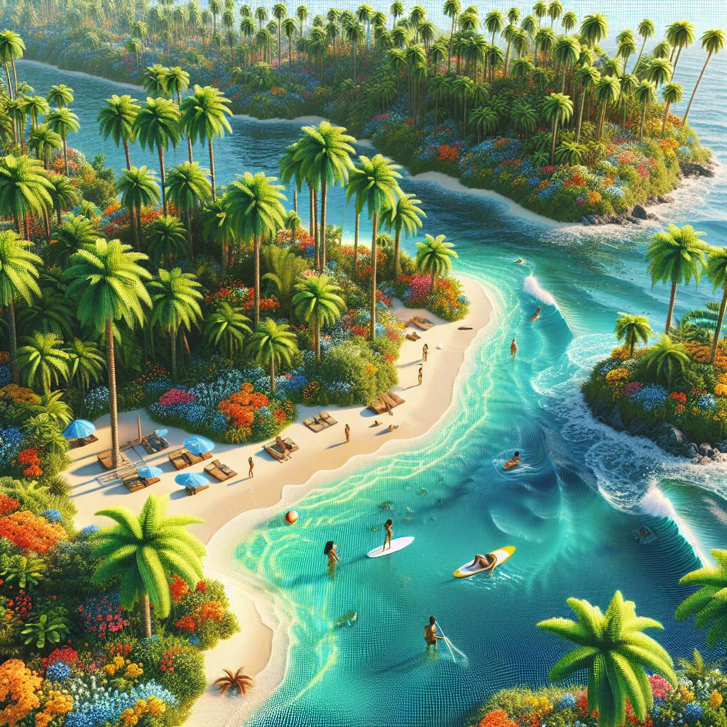 "Digital Island Paradise"