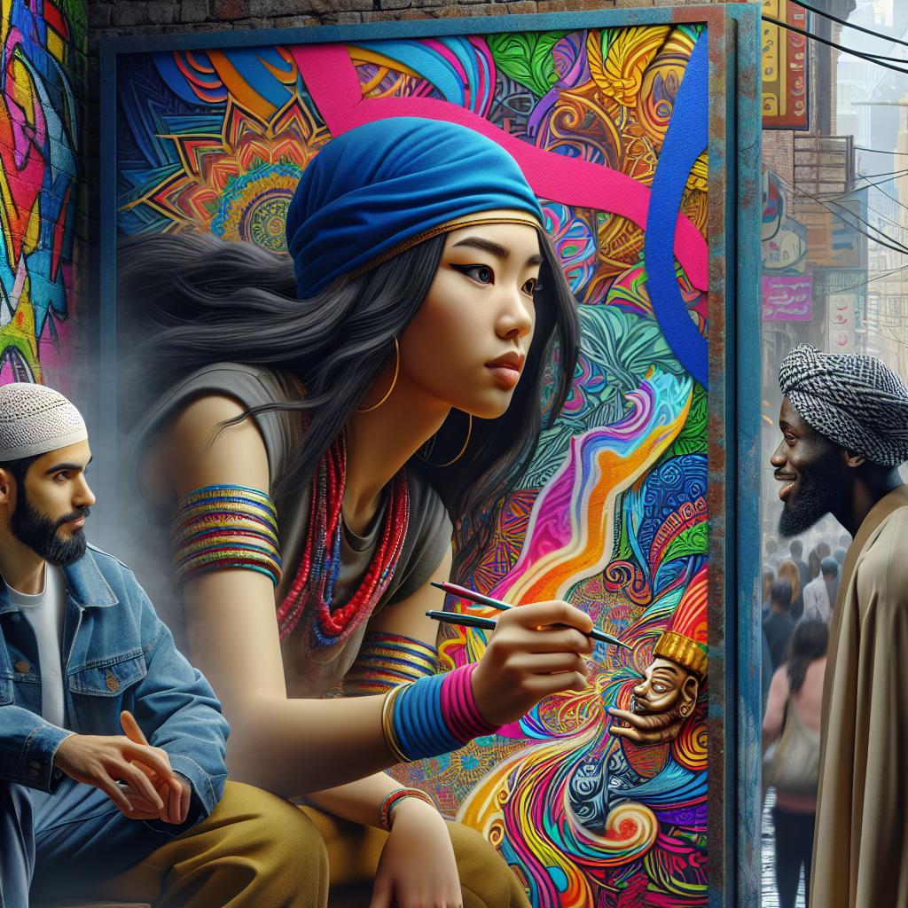 "Colorful Urban Creativity"