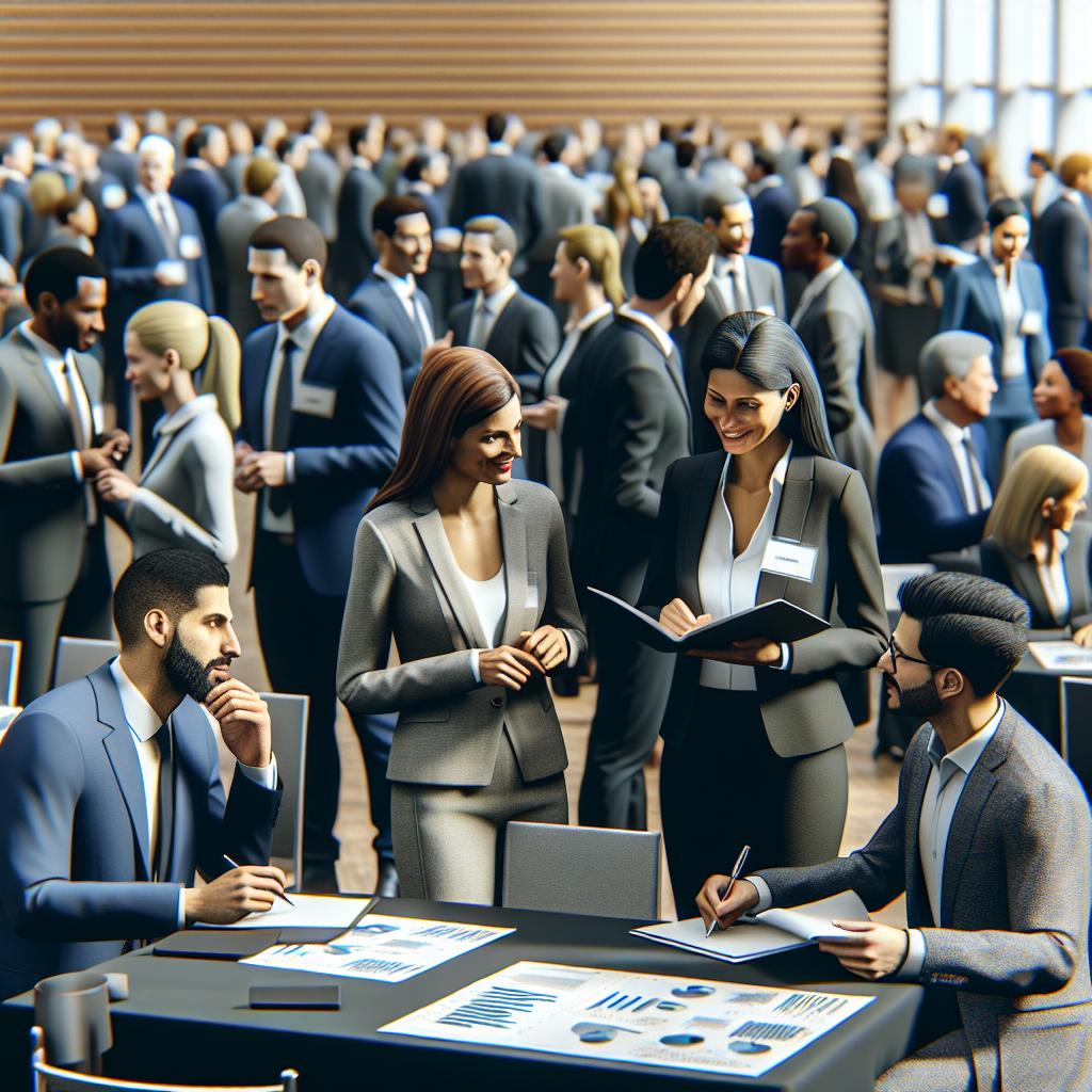 "Networking at Conference"