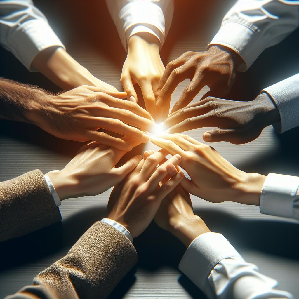 Diverse Hands Collaboration