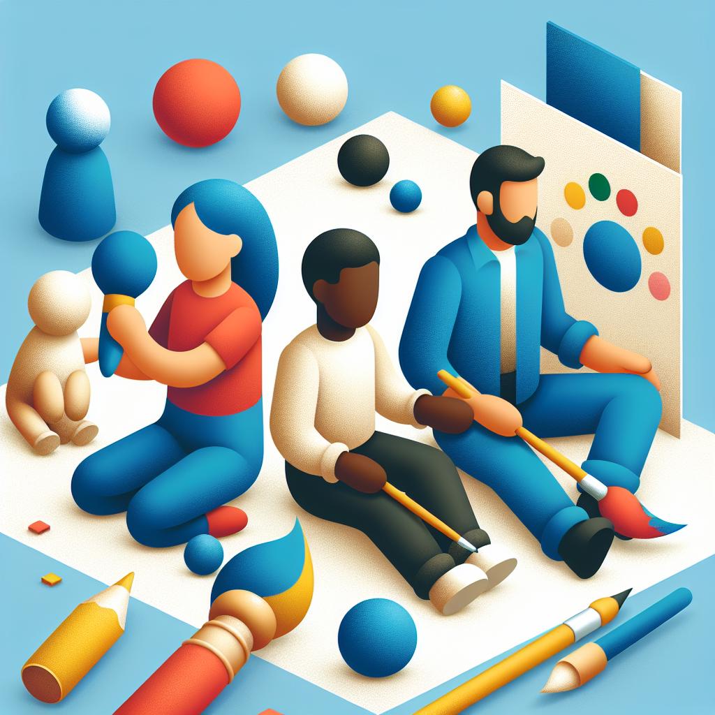 "Modern Art Playfulness"