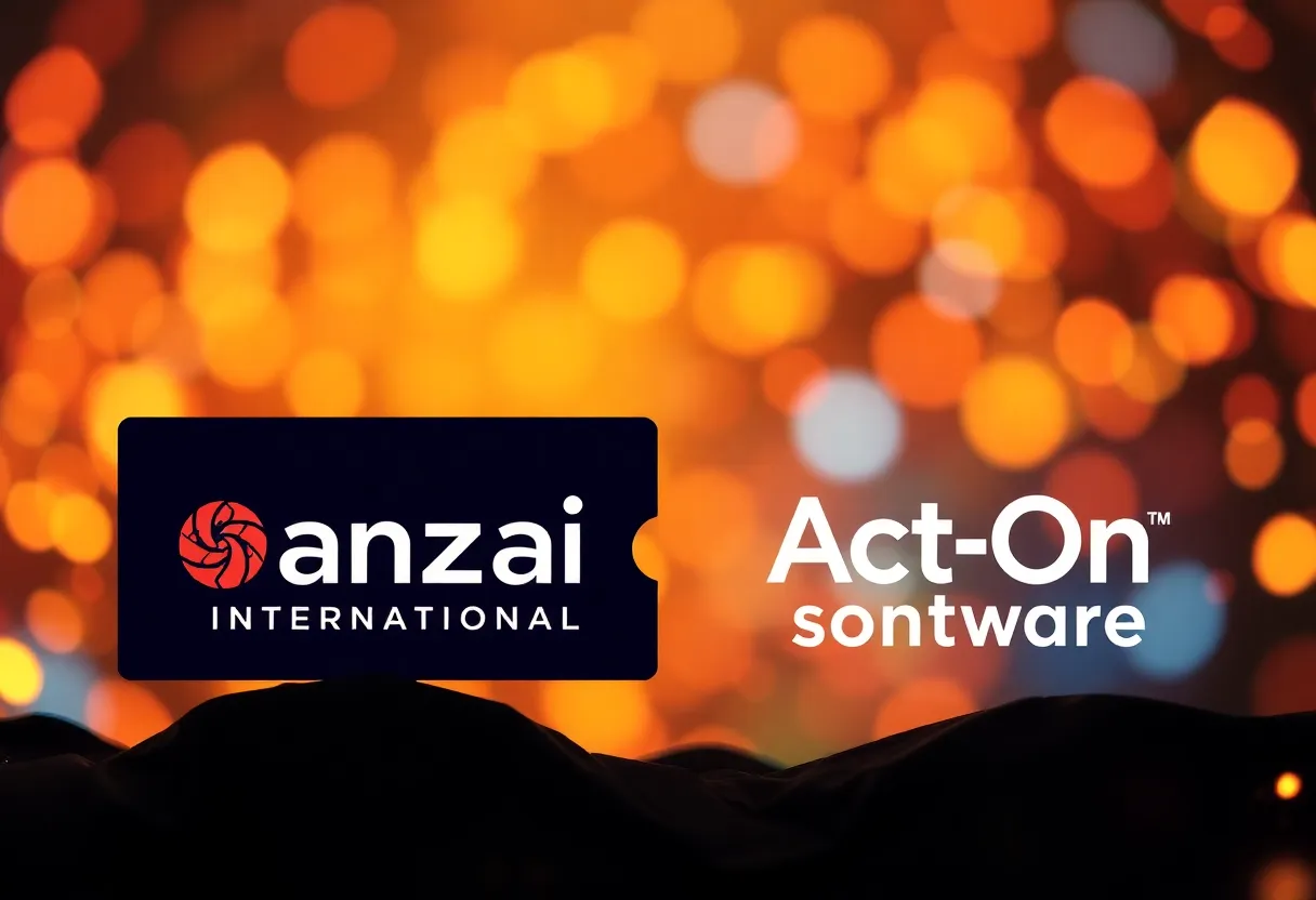 Illustration depicting the merger of Banzai International and Act-On Software