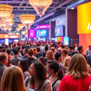 Attendees at Adobe Summit 2025 exploring customer experience innovations.