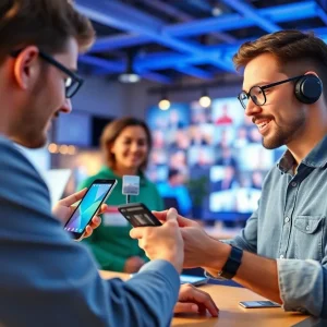 A visual representation of AI photo editing tools used in social media marketing.