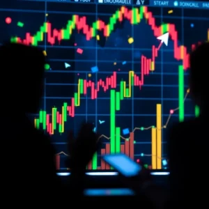 Visual representation of CORE token price surge and market activity