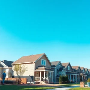 Construction workers repairing homes in Detroit