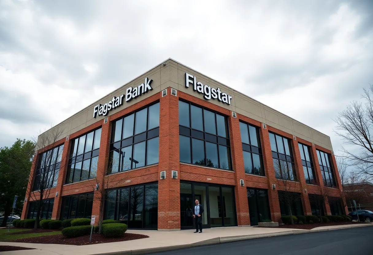Flagstar Bank corporate office building in Troy, Michigan