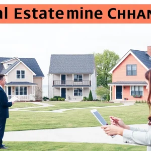 Agents discussing new real estate marketing policies