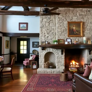 Interior view of the renovated White Horse Inn