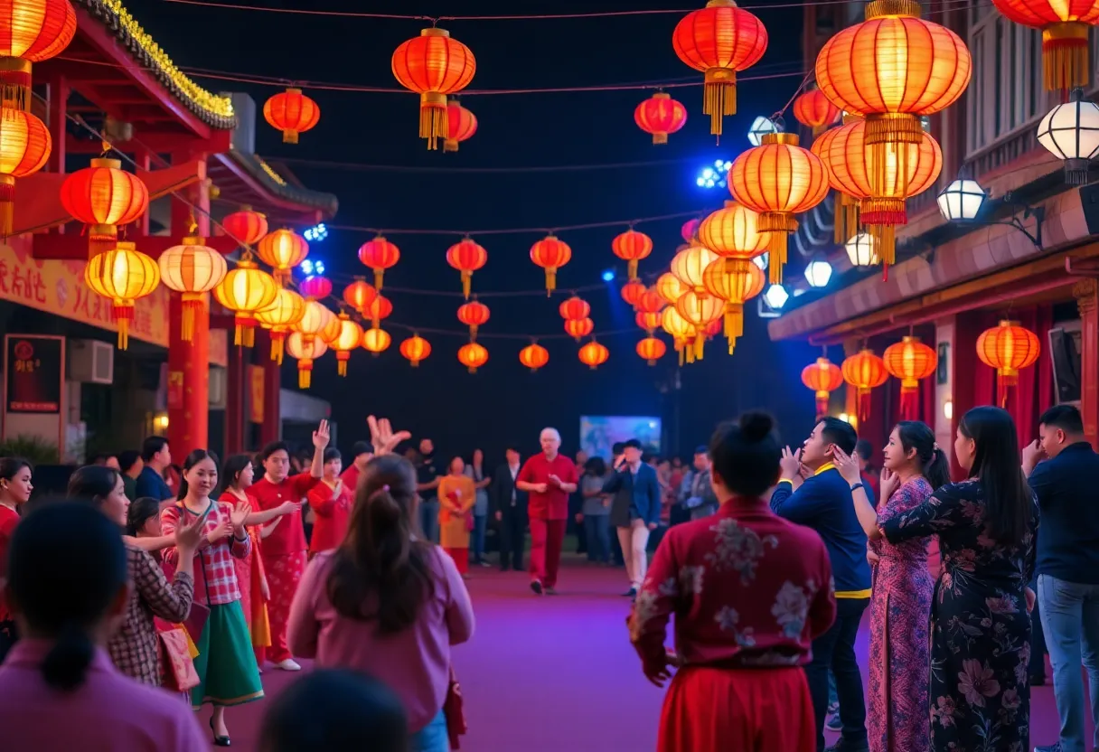Cultural performance celebrating the Year of the Snake in Canton, MI