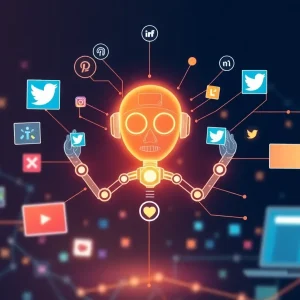 AI agents in action within social media marketing