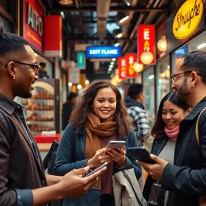 Illustration of digital marketing strategies for NYC businesses