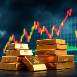 Gold bars symbolizing high prices and economic uncertainty
