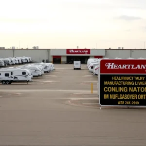 Closed Heartland RV manufacturing facility in Sturgis