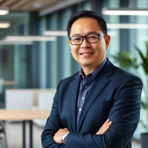 Professional portrait of Jerry Jao, newly appointed director at FIGS, Inc.