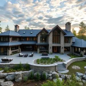 Luxurious renovated home in Michigan with modern design and natural surroundings