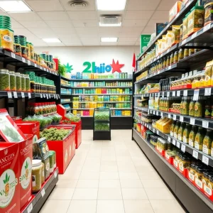 Display of cannabis products in an Ohio dispensary