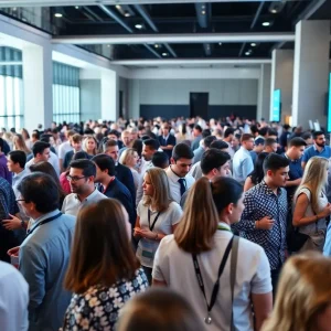 Attendees networking at the SEOST Digital Marketing Conference 2025