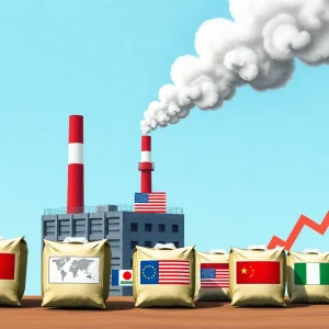 Illustration of American trade impacted by tariffs