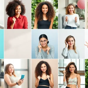 A variety of wellness influencers promoting health practices on social media platforms.