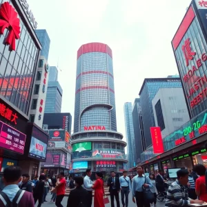 Stock market scene showcasing Asian stocks rising