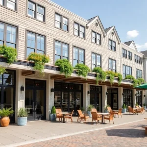 Exterior view of Cambria Hotel & Suites in Plymouth
