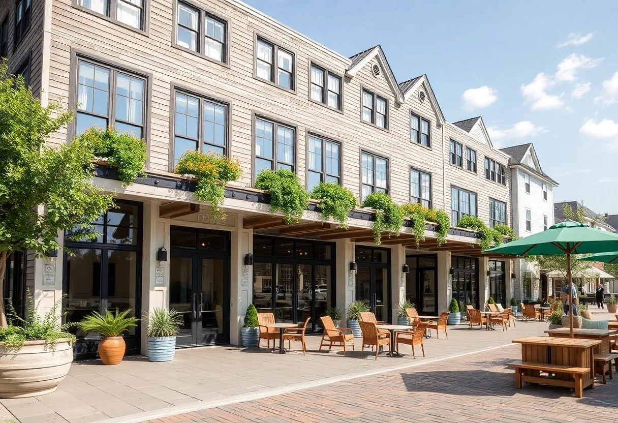 Exterior view of Cambria Hotel & Suites in Plymouth