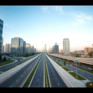 Modern cityscape with improved infrastructure in Farmington Hills