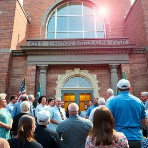 Plymouth City Hall during the retirement event of City Manager Paul Sincock