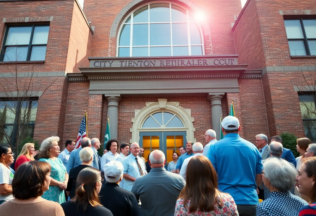 Plymouth City Hall during the retirement event of City Manager Paul Sincock