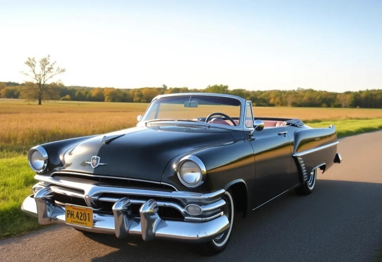 Classic 1953 Plymouth Cranbrook raising awareness for SPG4 in Michigan