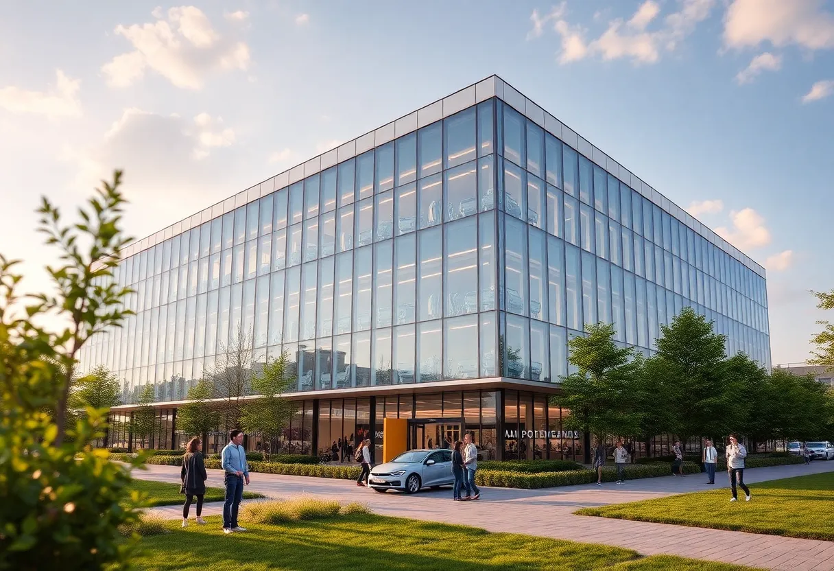 Astemo regional headquarters building in Wixom, Michigan