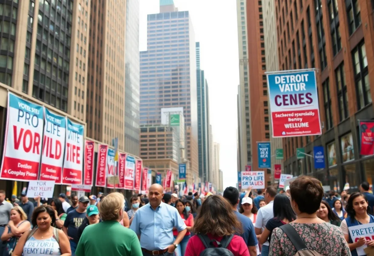 Community engagement in Michigan Senate campaign promoting pro-life values