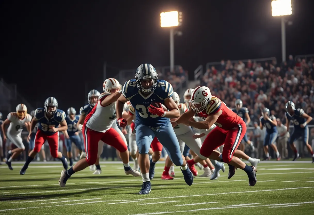 Michigan State Spartans in action against USC Trojans