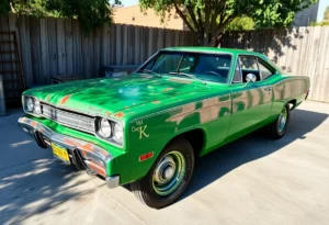 1970 Plymouth GTX in vibrant Limelight color