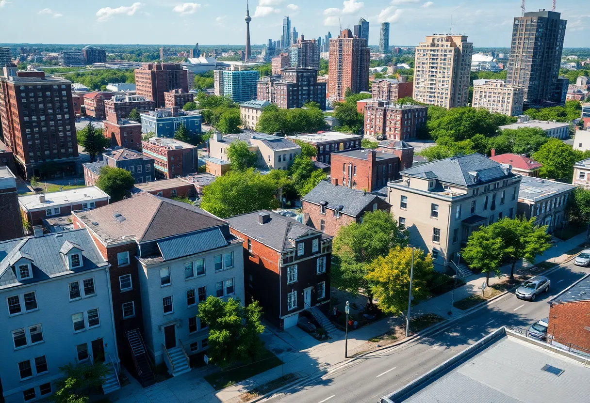 Urban development projects in Detroit focusing on housing improvement and infrastructure.