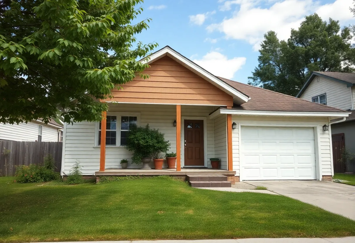 A foreclosed home ready for renovation