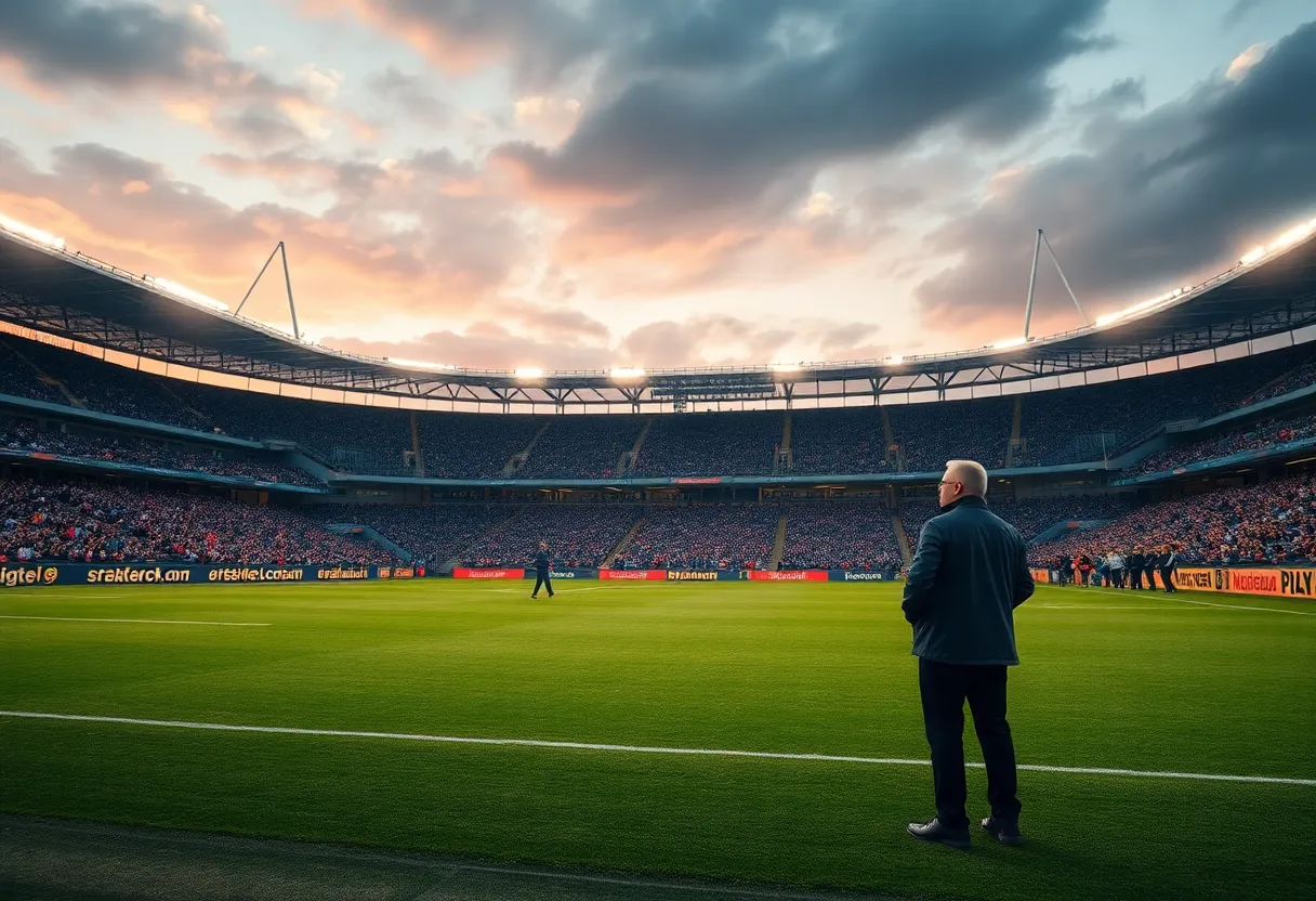 Michigan State football stadium after UCLA defeat