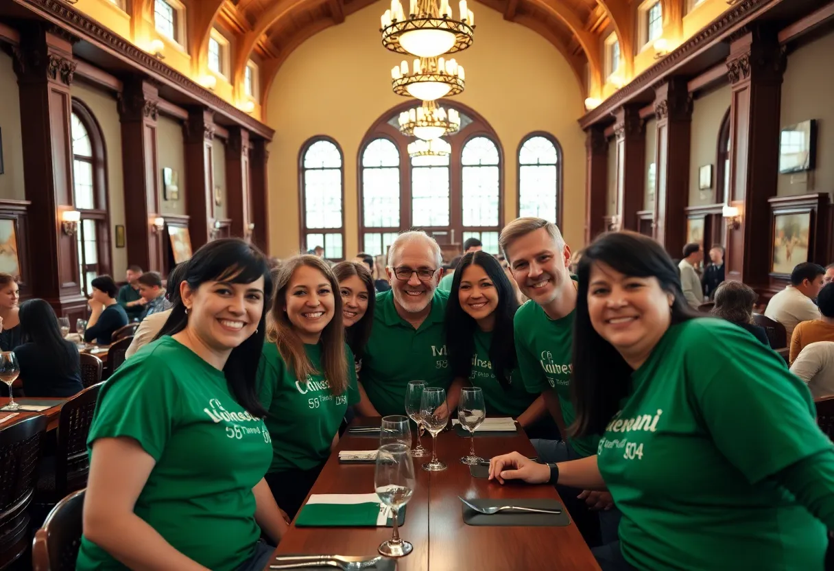 Alumni gathering at Michigan State University