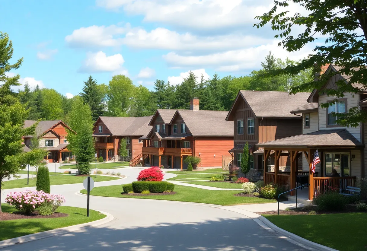 Variety of senior housing options in a northern Michigan community