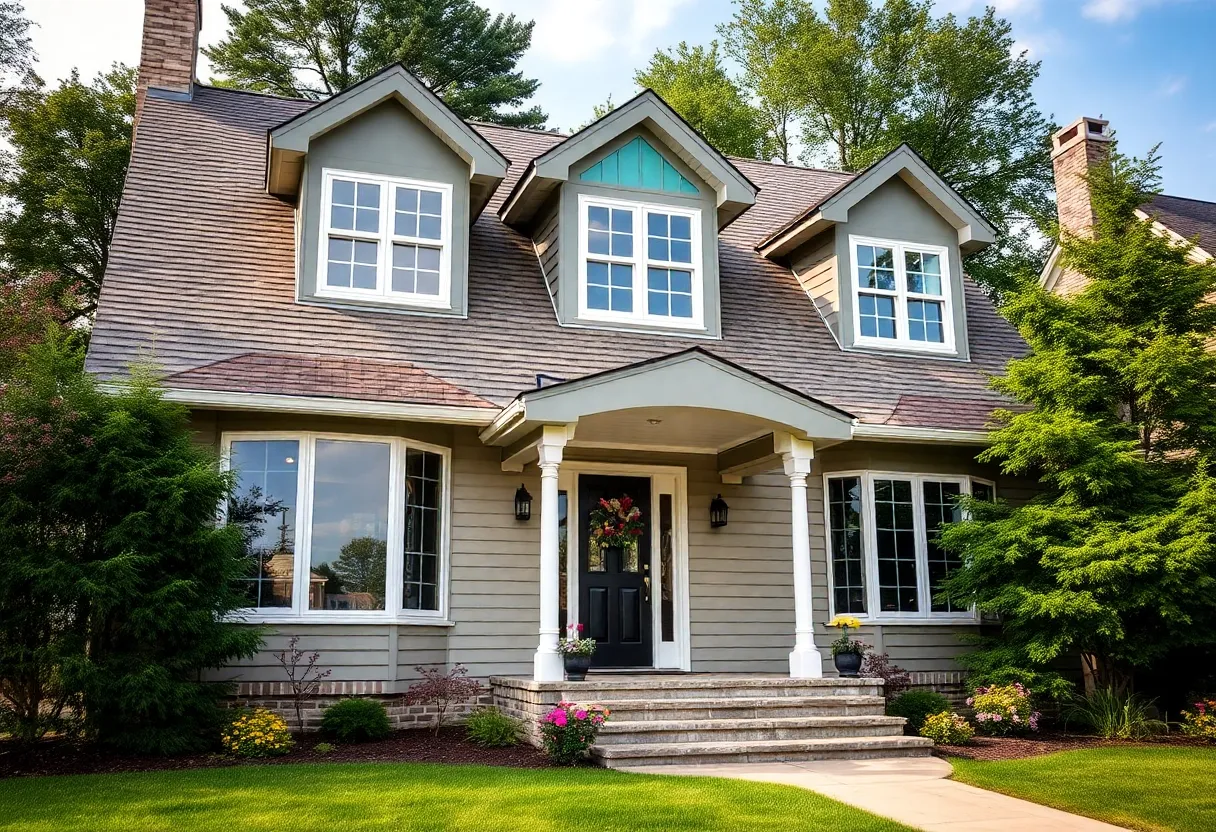 A renovated home featuring energy-efficient windows in Wisconsin.
