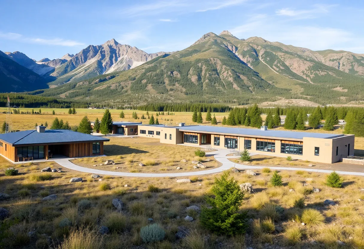 Newly renovated Camp Davis field station in a picturesque mountain setting