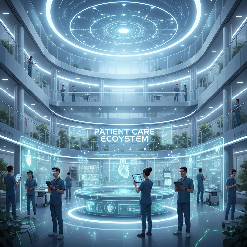 Illustration of healthcare technology integration for care management