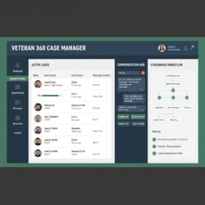 Graphic illustrating the new Veteran Readiness and Employment system interface