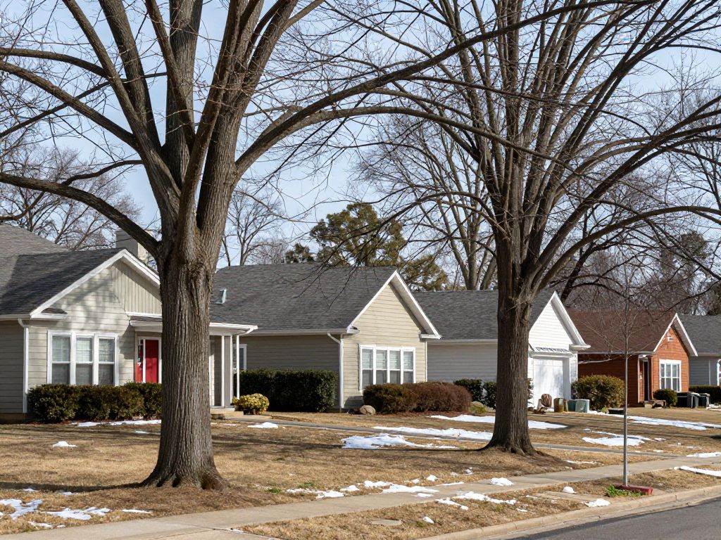 Plymouth MI residential trees being inspected for winter damage