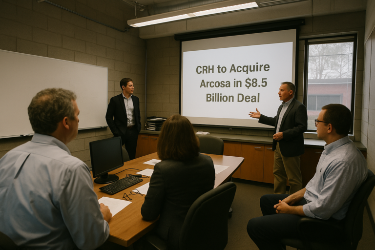 Plymouth's CRH to Acquire Arcosa in $8.5 Billion Deal