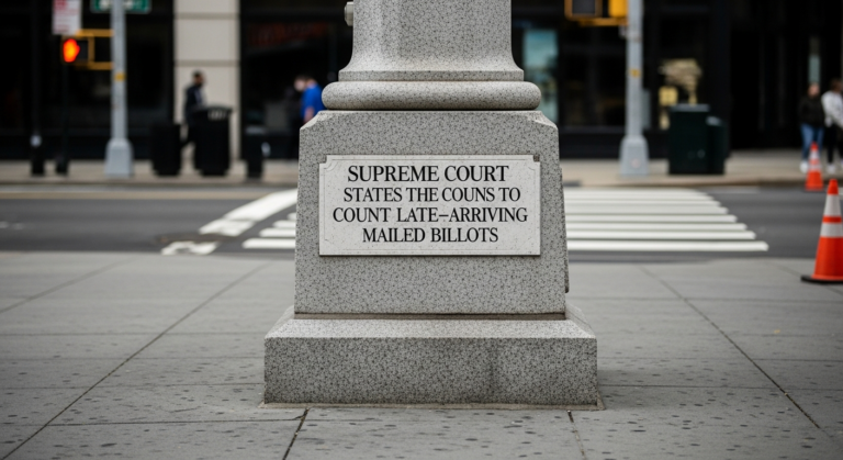 Supreme Court Upholds Counting of Late-Arriving Mail-In Ballots