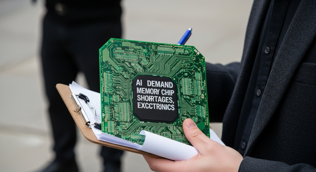 AI Demand Fuels Memory Chip Shortages, Pressuring Consumer Electronics Prices