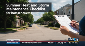 Homeowners in Plymouth Advised on Summer Maintenance Amid Heat and Storm Threats