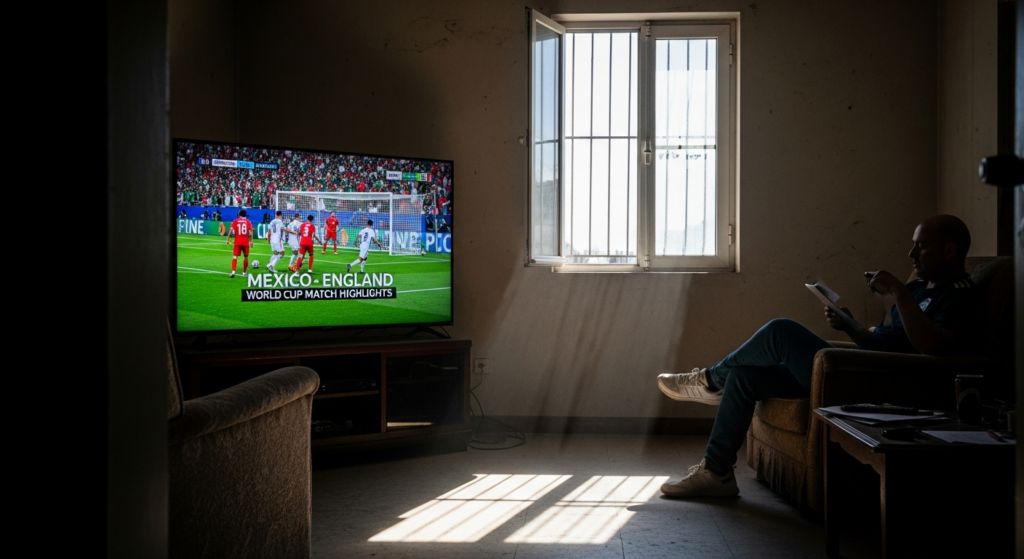 Mexico-England World Cup Match Highlights Sunday Viewing Schedule